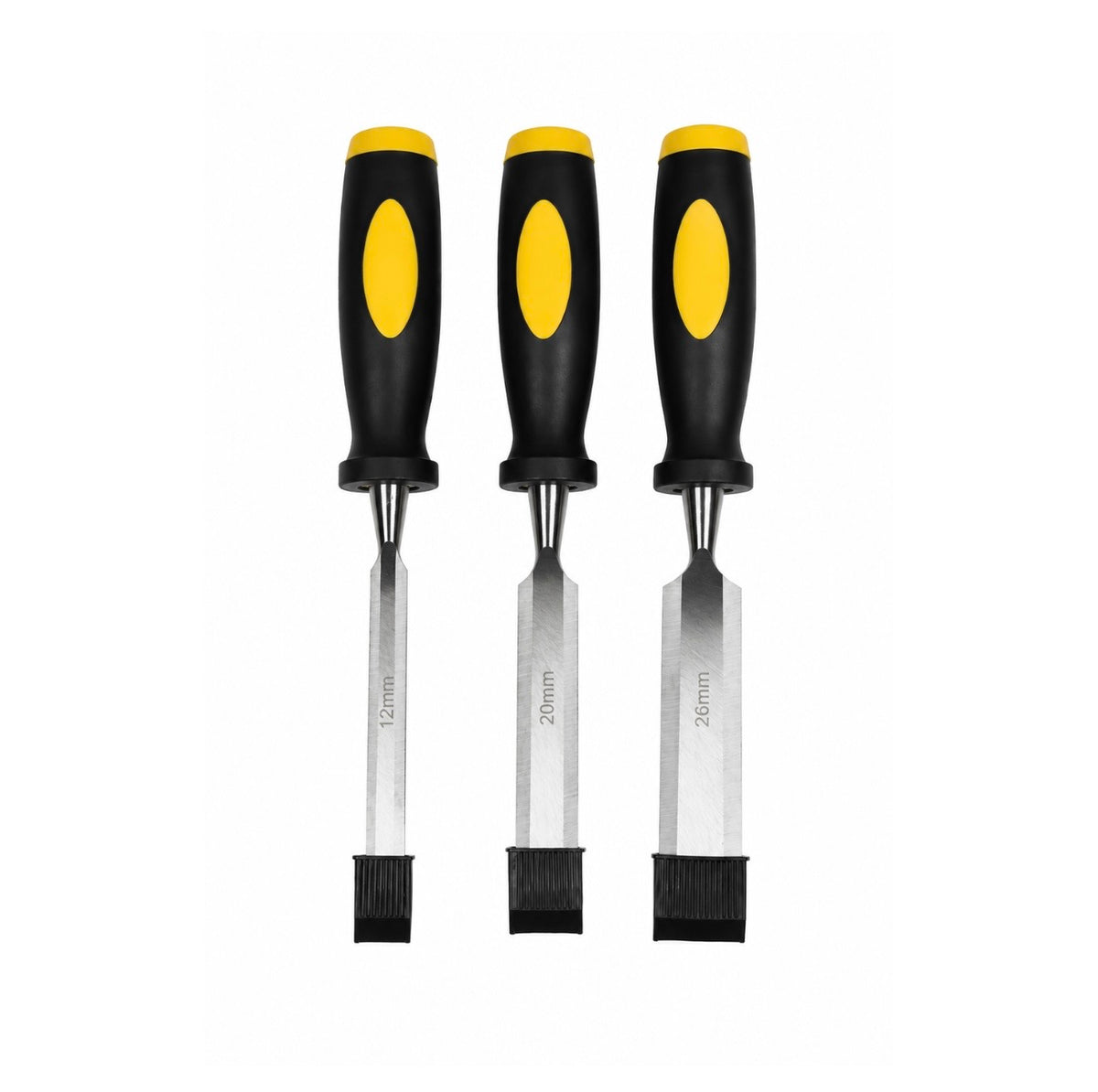 Houtbeitelset 3-delig Pro-Grip – 12, 20 en 26 mm