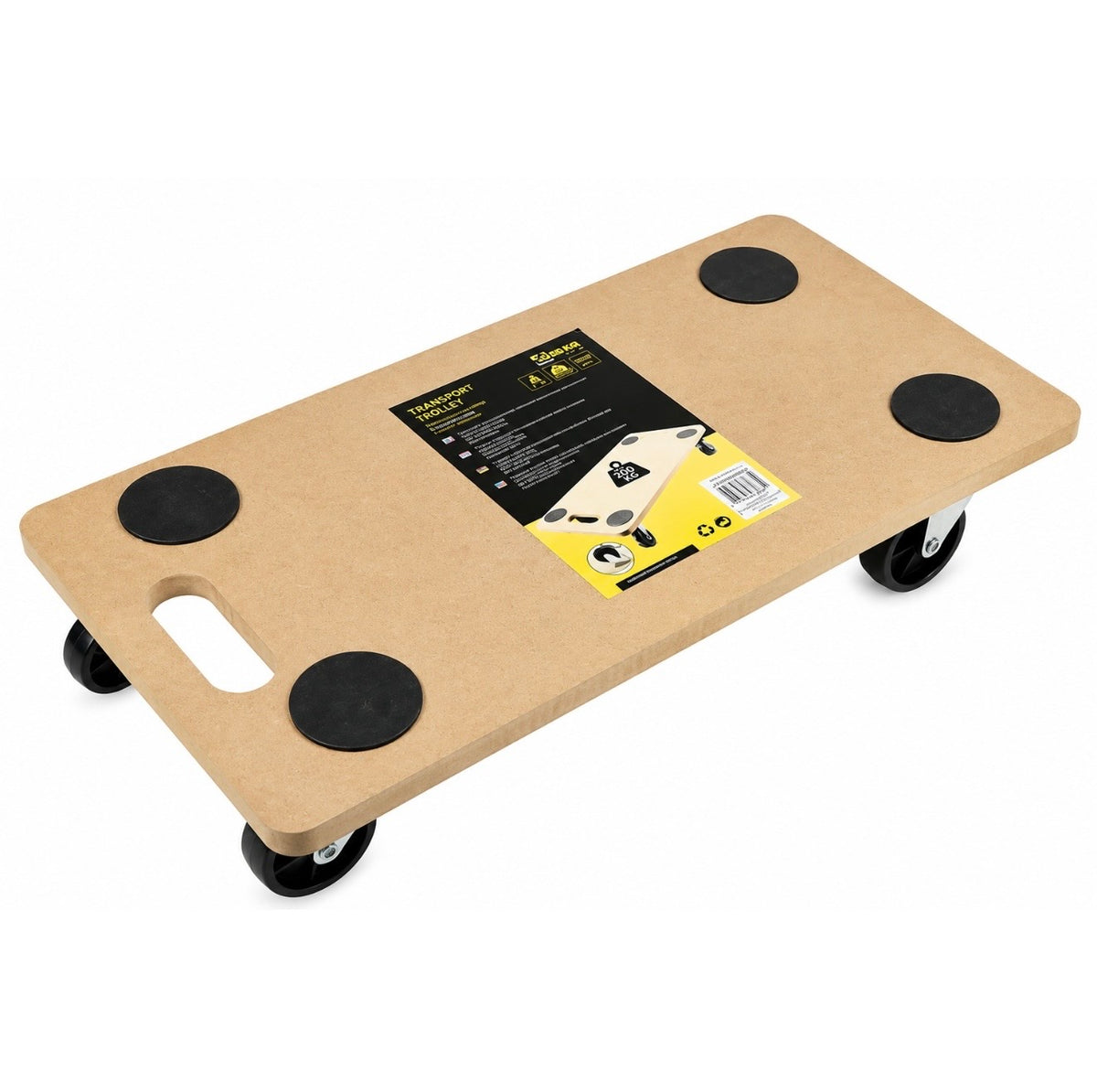 Transport trolley 58 × 30 cm – 200 kg draagvermogen