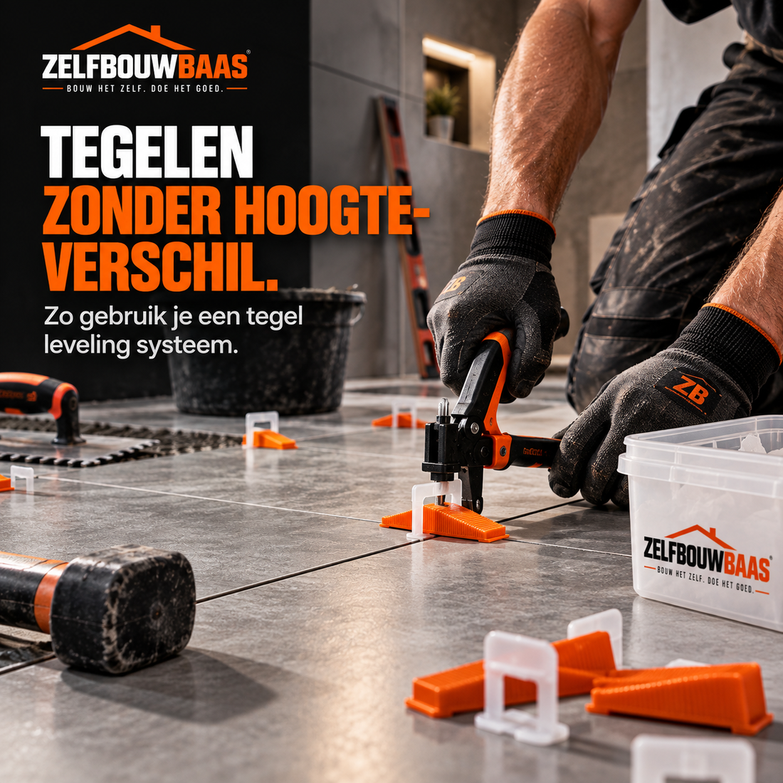 Tegel leveling systeem gebruiken: zo krijg je strakke tegels