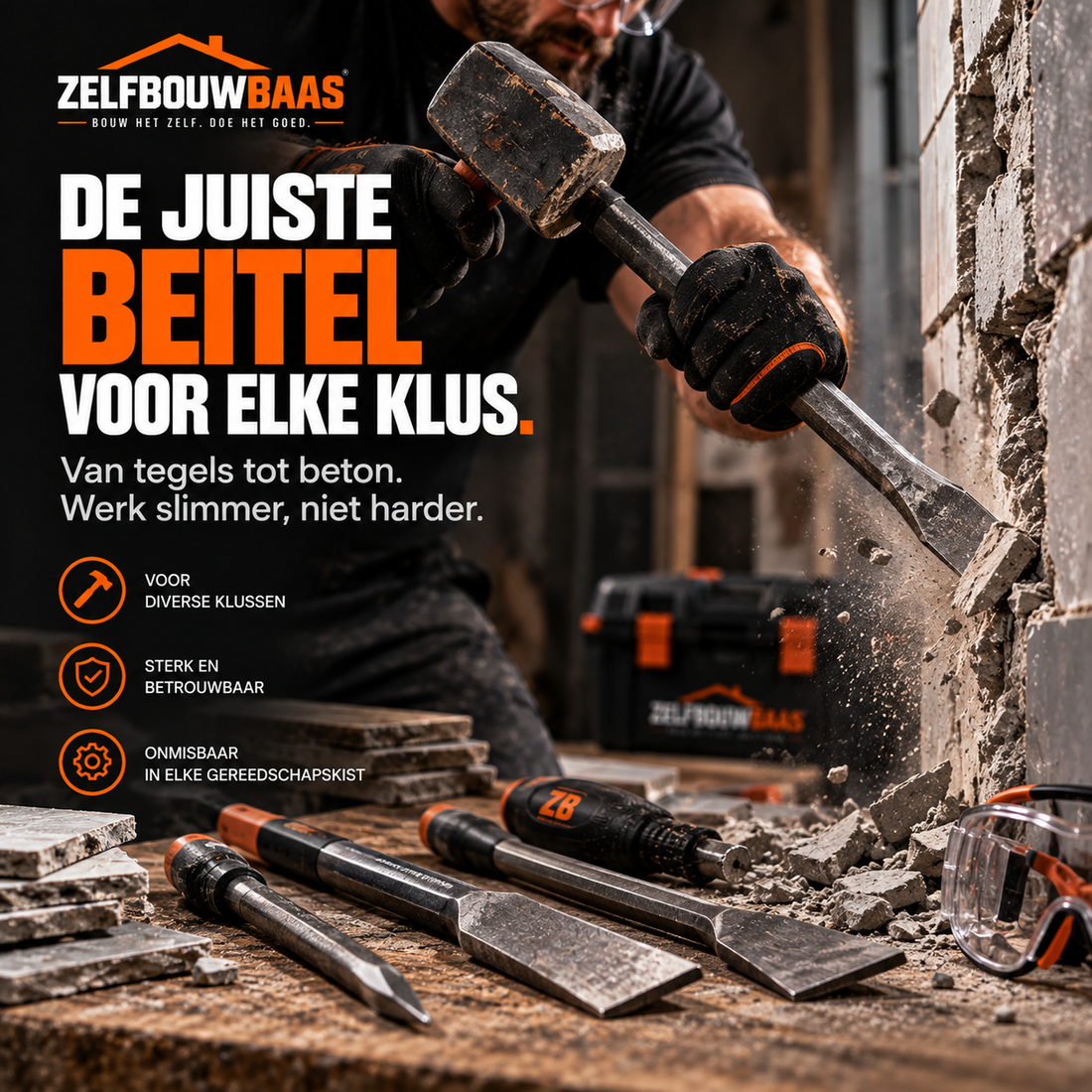 Welke beitel gebruik je waarvoor?