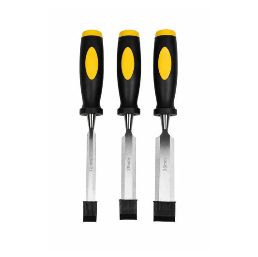 Houtbeitelset 3-delig Pro-Grip – 12, 20 en 26 mm