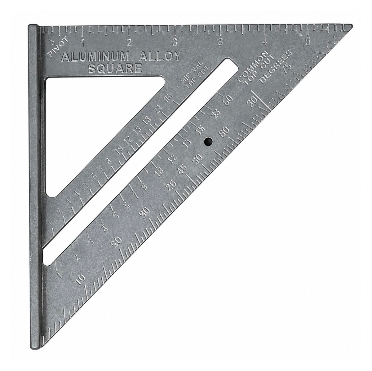Liniaal driehoek 150 mm – aluminium